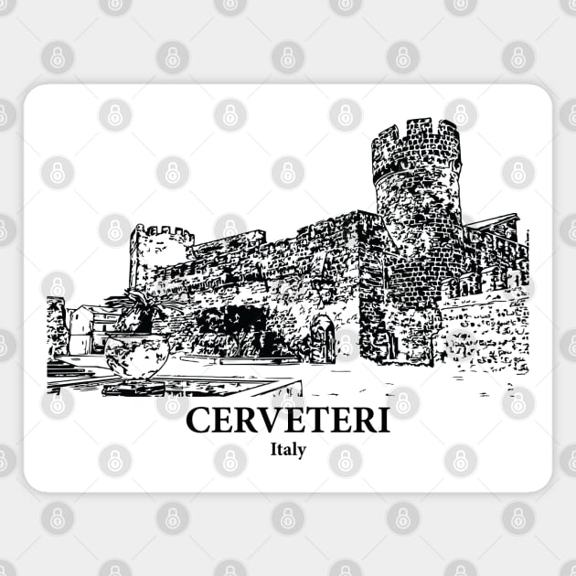 Cerveteri - Italy Magnet by Lakeric